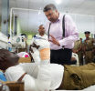 අධිකරණ ඇමති මීගමුව බන්ධනාගාරයේ ගැටුමෙන් තුවාල ලැබු බන්ධනාගාර නිලධාරීන්ගේ සුවදුක් විමසයි